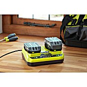 Ryobi ONE+ Ladegerät RC18240 Dual Port (Passend für: Ryobi One+ 18V Akkus) | BAUHAUS