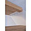 Starwood Wangentreppe Kos (Farbton Metall: RAL 9003, Breite: 106 cm, Eiche, Geschosshöhe: 220 cm - 280 cm, Gerade, Metallgeländer pulverbeschichtet, Stufen unbehandelt) | BAUHAUS