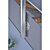 Starwood Wangentreppe Kos (Farbton Metall: RAL 9006, Breite: 89 cm, Eiche Rustik, Geschosshöhe: 260 cm - 320 cm, Gerade, Designgeländer unbehandelt, Stufen unbehandelt) | BAUHAUS