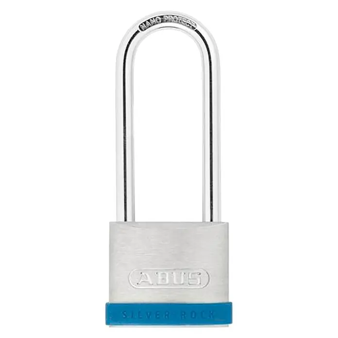 Abus Silver Rock Candado 5/50HB80 - An x Al: 52,5 x 131,5 mm, 1 ud., Zinc fundido - Candado ABUS Silver Rock, diseñado con un arco robusto y acabado de alta calidad para seguridad fiable.