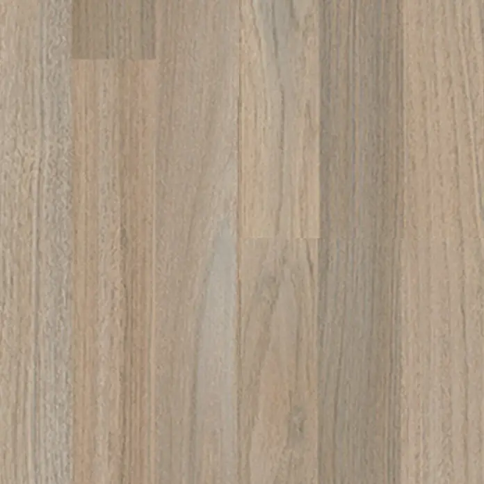 Parador Laminatmuster Basic 400 Ozean Teak - 200 x 194 x 8 mm, Schiffsboden - Nahaufnahme von hellbraunem Hartholzboden mit ausgeprägter Maserung, der Wärme und natürliche Schönheit verleiht.