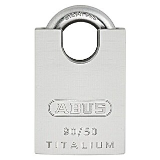 Abus Titalium Candado 96CSTI/50 (An x Al: 50 x 82 mm, 1 ud., Aluminio)