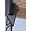 Starwood Wangentreppe Kos (Farbton Metall: DB 703, Breite: 87 cm, Eiche, Geschosshöhe: 220 cm - 280 cm, Gerade, Metallgeländer pulverbeschichtet, Stufen farblos geölt) | BAUHAUS