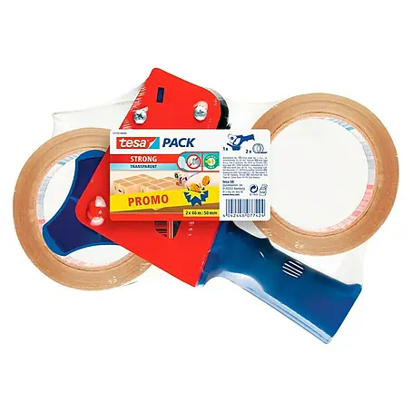 Tesa Pack Precintadora + 2 Rollos