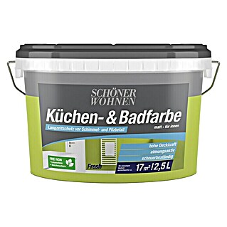SCHÖNER WOHNEN-Farbe Bad- & Küchenfarbe (Fresh, 2,5 l, Matt)