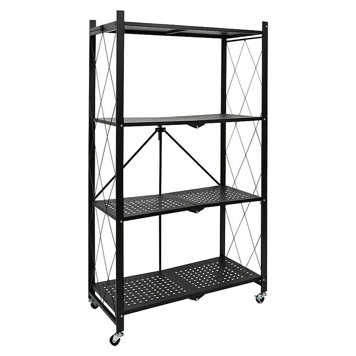 Estantería metálica Bristot Indus (L x An x Al: 34 x 71 x 127 cm, Capacidad de carga: 40 kg, Negro) | BAUHAUS