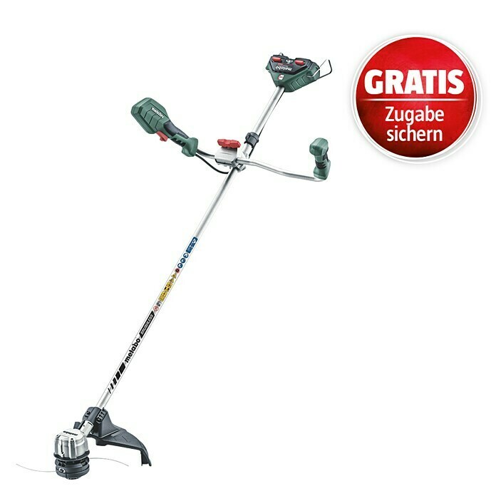 Metabo CAS 18V Akku-Rasentrimmer FSB 36-18 LTX BL 40  (18 V, 2 Ah, Ohne Akku, Schnittbreite Faden: 40 cm) | BAUHAUS