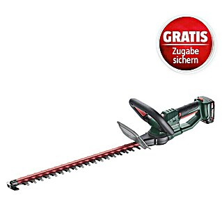 Metabo CAS 18V Akku-Heckenschere HS 18 LTX 55  (18 V, 2 Ah, 2 Akkus, Schwertlänge: 55 cm)