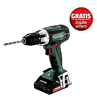 Metabo CAS 18V Akku-Bohrschrauber BS 18 LT Compact (18 V, 2 Akkus, 2 Ah, 60 Nm)