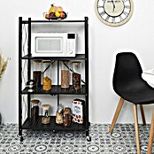 Estantería metálica Bristot Indus (L x An x Al: 34 x 71 x 127 cm, Capacidad de carga: 40 kg, Negro) | BAUHAUS