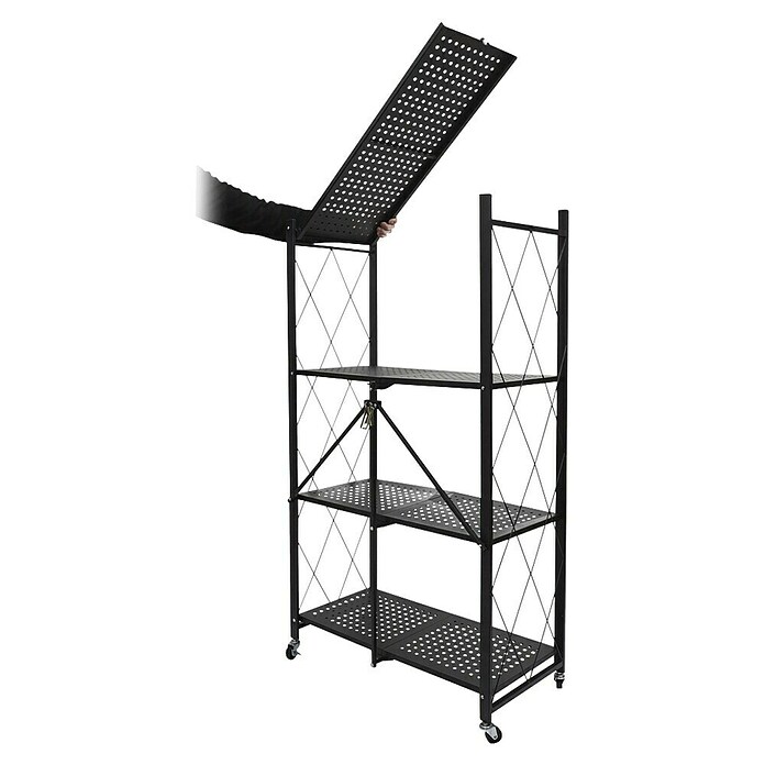 Estantería metálica Bristot Indus (L x An x Al: 34 x 71 x 127 cm, Capacidad de carga: 40 kg, Negro) | BAUHAUS