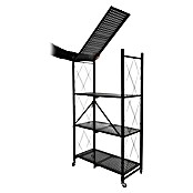 Estantería metálica Bristot Indus (L x An x Al: 34 x 71 x 127 cm, Capacidad de carga: 40 kg, Negro) | BAUHAUS