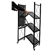 Estantería metálica Bristot Indus (L x An x Al: 34 x 71 x 127 cm, Capacidad de carga: 40 kg, Negro) | BAUHAUS