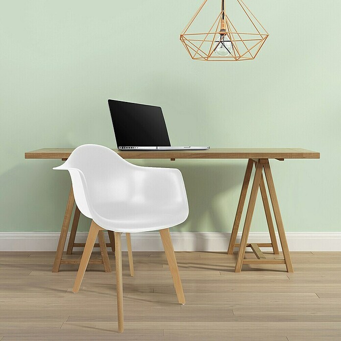 Silla butaca Mobilier Design (Blanco, 2 pzs.) | BAUHAUS