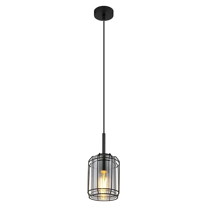 Globo Viseća svjetiljka Kammi  (60 W, Crna, Ø x V: 131 x 1.200 mm, E27) | BAUHAUS