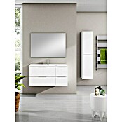 Mueble de lavabo Sheyla (L x An x Al: 45 x 100 x 50 cm, Blanco, Brillante)