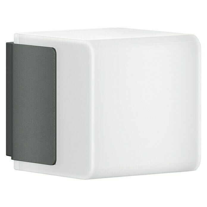 Steinel LED-Sensor-Außenwandleuchte Cube L 835 SC (9,1 W, L x B x H: 132 x 110 x 110 mm, Weiß/Anthrazit, Warmweiß) | BAUHAUS