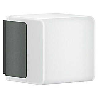 Steinel LED-Sensor-Außenwandleuchte Cube L 835 SC (9,1 W, L x B x H: 132 x 110 x 110 mm, Weiß/Anthrazit, Warmweiß)