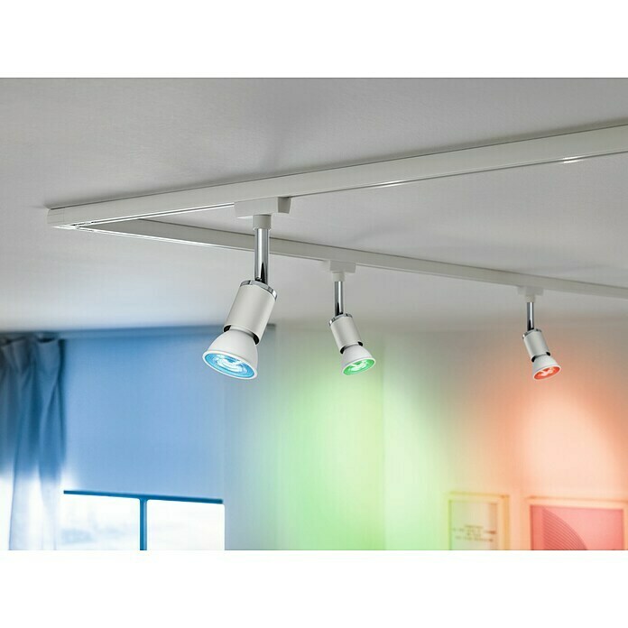 Paulmann Smart-LED-Lampe (GU10, Dimmbar, RGBW, 350 lm, 4,8 W, Weiß) | BAUHAUS