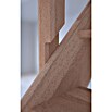 Starwood Raumspartreppe Buche 3000 (Breite: 60 cm, Buche, Material Handlauf: Edelstahl, Weiß, Montageseite Geländer: Links, Geschosshöhe: 279,5 cm) | BAUHAUS