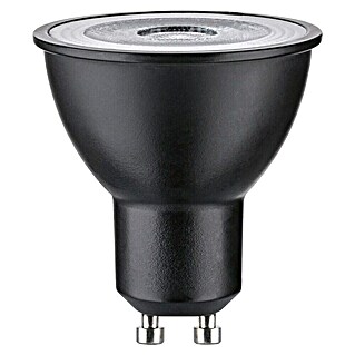 Paulmann Bombilla LED inteligente (GU10, Intensidad regulable, RGBW, 350 lm, 4,8 W, Negro)