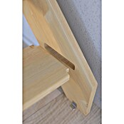 Starwood Raumspartreppe Fichte 3000 (Breite: 61 cm, Fichte, Material Handlauf: Holz, Natur, Montageseite Geländer: Links, Geschosshöhe: 279,5 cm) | BAUHAUS