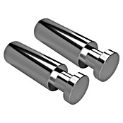 Bemeta Omega Kljukica za brisače  (Srebrna, 2 kos, 55 mm) | 3712 - Ausstattungsserien Metall Marke | DADD - Accessoires | DAD - Badausstattung | DA - Badausstattung/Bäderwelt | D - Sanitär | BAUHAUS