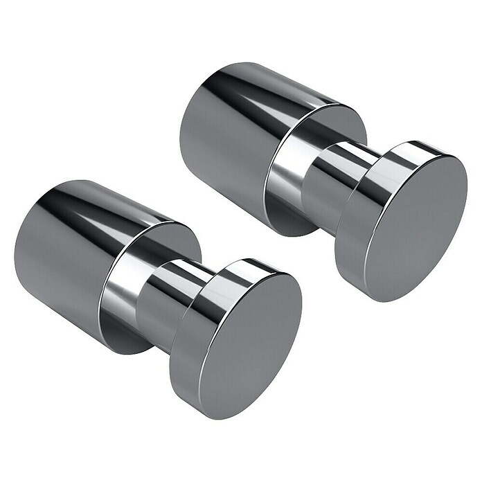Bemeta Omega Kupaonska kukica za ručnik  (Srebrna, 2 Kom., 30 mm) | BAUHAUS