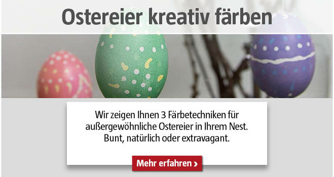 Ostereier färben