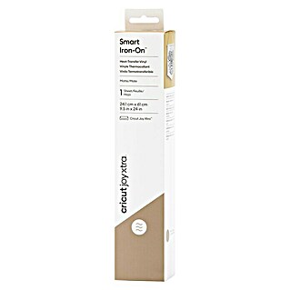 Cricut Joy Xtra Aufbügelfolie Smart Iron-On (Gold, 1 Stk., L x B: 61 x 24,1 cm)