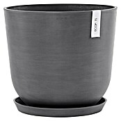 Ecopots Oslo Pflanztopf (Außenmaß (Ø x H): 45 x 39,4 cm, Kunststoff, Grau) | BAUHAUS