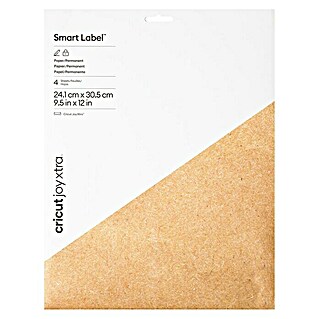Cricut Joy Xtra Aufkleber Smart Label Paper Permanent (4 Stk., Braun, 24,1 x 30,5 cm)