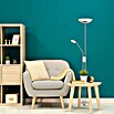 Globo LED-Deckenfluter Ganina (18,5 W, Höhe: 1 800 mm, Nickel, Warmweiß) | BAUHAUS
