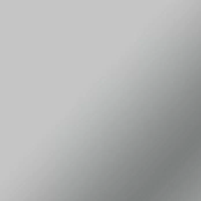Cricut Joy Xtra Vinylfolie Smart Metallisch Permanent - 1 Stk., Silber, 24,1 x 91,4 cm - Glatter grauer Verlauf, der diagonal von hell nach dunkel übergeht.