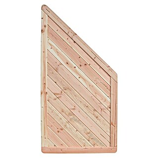 Sichtschutzelement Montreal (90 x 180/90 cm, Holz, Natur)