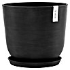 Ecopots Oslo Pflanztopf (Außenmaß (Ø x H): 45 x 39,4 cm, Kunststoff, Dunkelgrau) | BAUHAUS