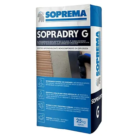 Soprema  Mortero de impermeabilización SopraDry-G