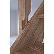 Starwood Raumspartreppe Eiche 3000 (Breite: 60 cm, Eiche, Material Handlauf: Holz, Natur, Montageseite Geländer: Links, Geschosshöhe: 279,5 cm) | BAUHAUS