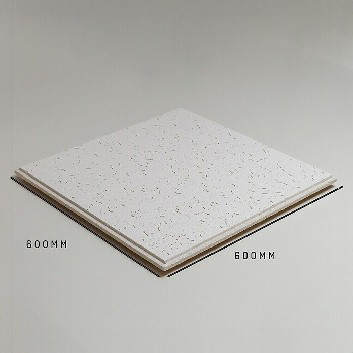 THU Ceiling Solutions Placa para techo Design 1 (L x An: 59,5 x 59,5 cm, Blanco, Número de componentes: 10 ud., Nube) | BAUHAUS