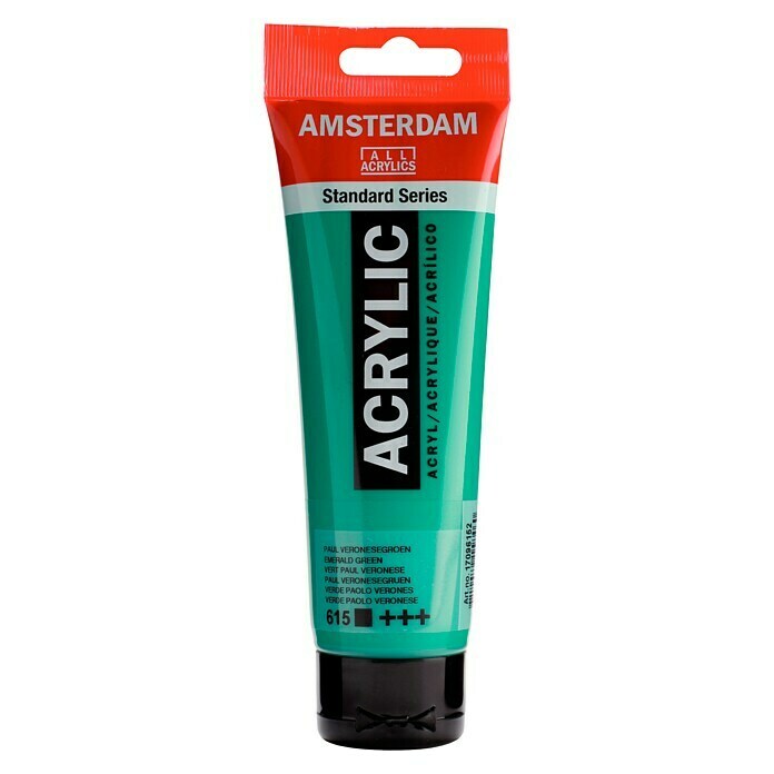 Talens Amsterdam Pintura acrílica Standard  (Verde paolo veronés, 120 ml, Tubo)