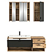 xonox.home Grado Badmöbel-Set Grado (140 cm, Nox Oak, Matt, 4 -tlg.) | BAUHAUS