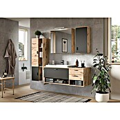 xonox.home Grado Hochschrank Grado (B x T x H: 48 x 35 x 144 cm, Nox Oak) | BAUHAUS