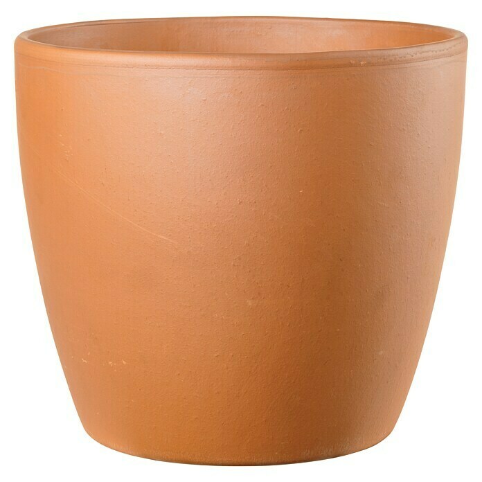 Deroma Pflanzkübel rund Egg Pot Cotto Garden (Außenmaß (Ø x H): 24,6 x 21,7 cm, Naturmaterialien, Terrakotta) | BAUHAUS