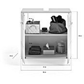 xonox.home Linus Badmöbel-Set Linus (105 cm, Weiß, Glänzend, 4 -tlg.) | BAUHAUS