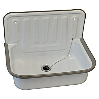 Vrtni sudoper (Š x D: 52 x 34 cm, Bijele boje)