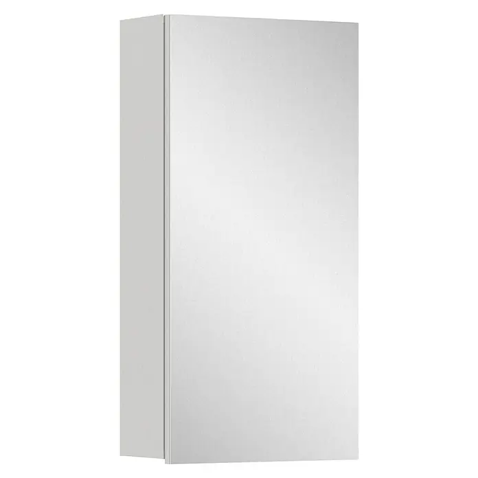 xonox.home Vira Spiegelschrank Vira - B x H: 38 x 77 cm, Ohne Beleuchtung, Holz, Weiß - Ein eleganter, weißer Spiegelschrank für das Badezimmer. Sein schlichtes Design passt gut zu modernen Badezimmern und bietet Stauraum.