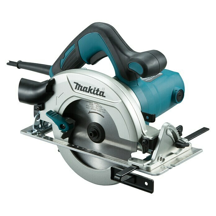 Makita Handkreissäge HS6601J1.050 W, Sägeblatt: Ø 165 mm, Leerlaufdrehzahl: 0 U/min - 5.200 U/min Front View