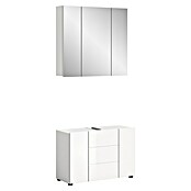 xonox.home Vira Badmöbel-Set Vira (82 cm, Weiß, Glänzend, Ohne Beleuchtung) | BAUHAUS