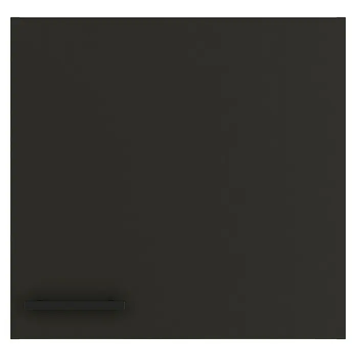 Optifit Madrid420 Hängeschrank - 34,6 x 60 x 57,6 cm, Anthrazit Matt - Schwarze Küchenschranktür mit schlichtem, rechteckigem Griff. Modernes Design für stilvolle Kücheneinrichtungen.