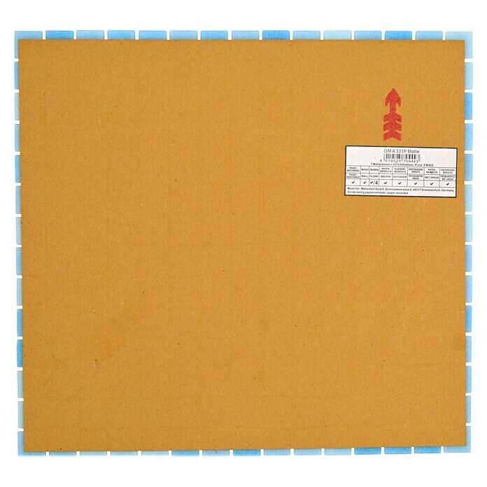 Mozaik pločica Quadrat Crystal Mix GM A 331P  (32,7 x 30,5 cm, mješano svijetlo plava, Sjaj) | BAUHAUS